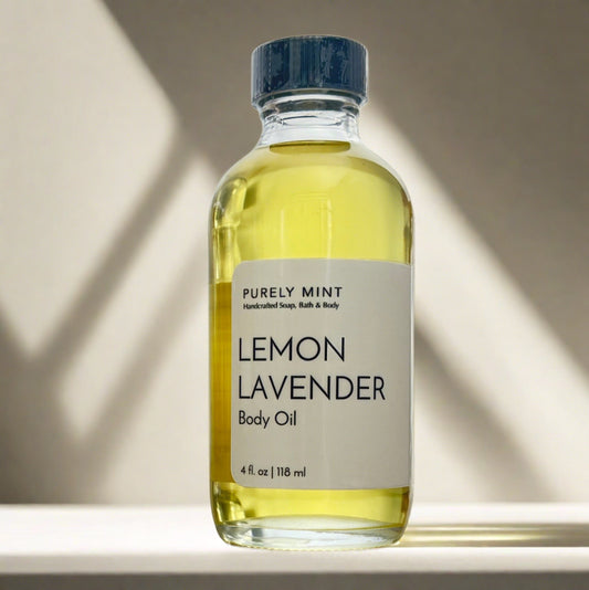 4 oz body oil, glass bottle, screw top. Advertising style shot, soft sun shadow, empty penthouse, scandinavian minimalism, neutral warm, detailed